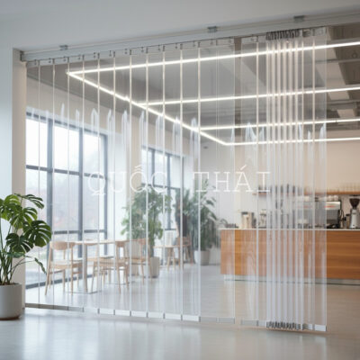 Rèm Ngăn Lạnh PVC (Kéo Xếp)